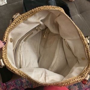 Used straw Michael Kors bag